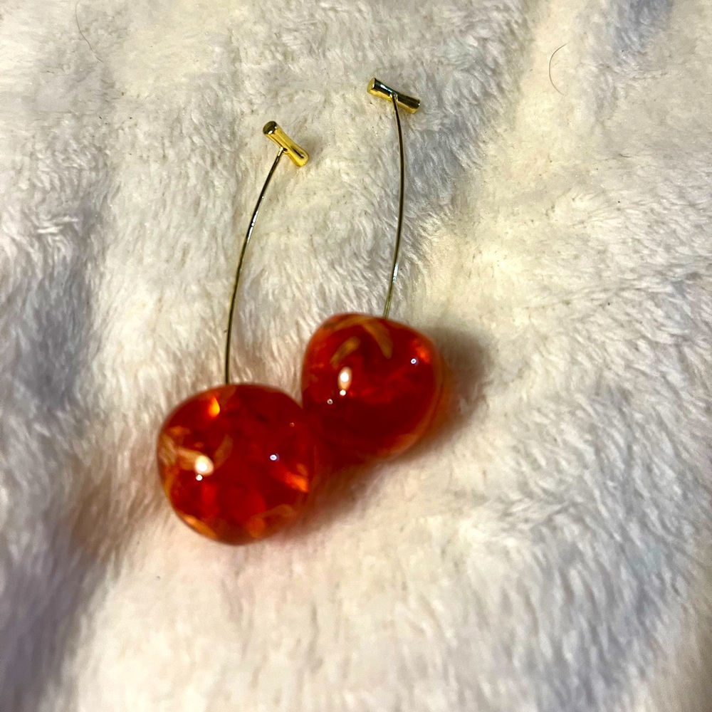 Cherry earrings